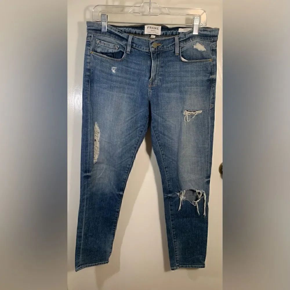 Frame EUC le Garcon boyfriend straight leg jeans Size 28